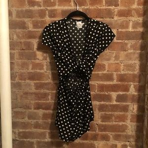 Polka Dot Cut Out Romper